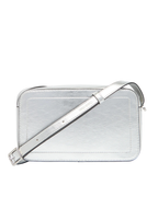 Calvin Klein Jeans - Bold CK Metallic Camera Bag - Argento