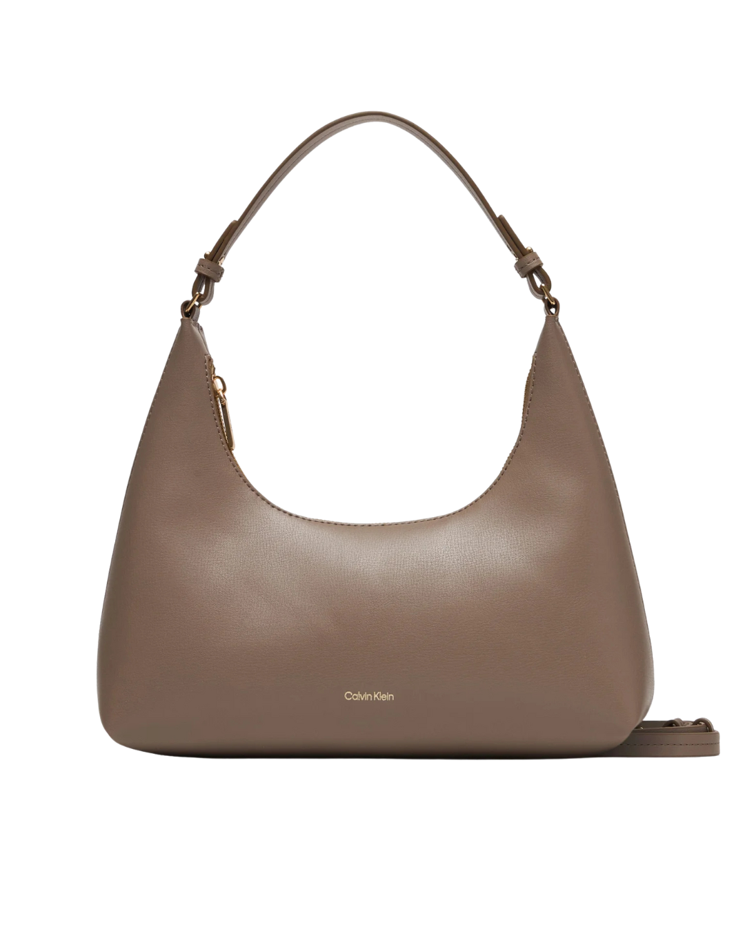 Calvin Klein - Foil Logo Conv Shoulder Bag - Tortora e Oro