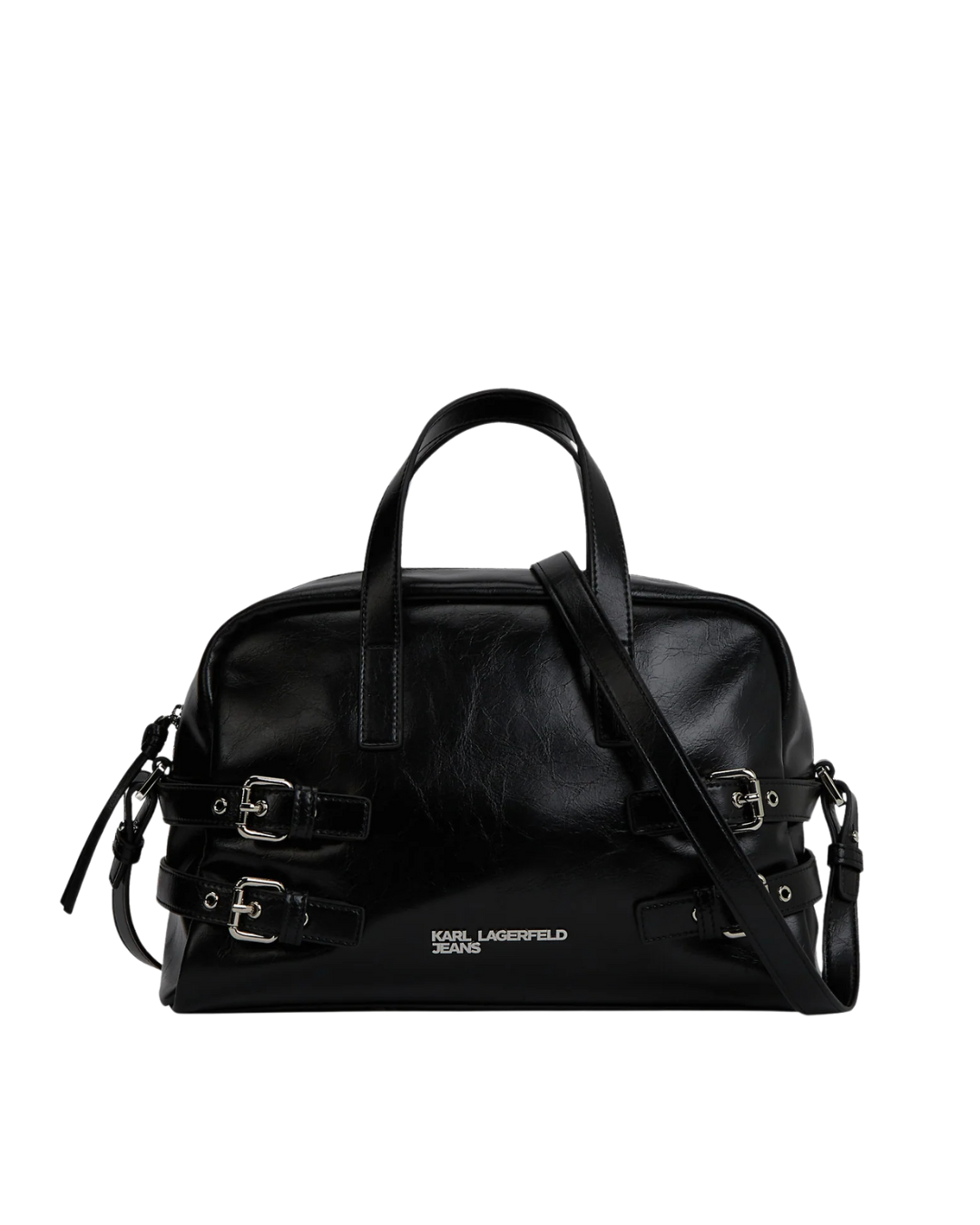 Karl Lagerfeld Jeans - KLJ Buckle Bowling Bag - Nero