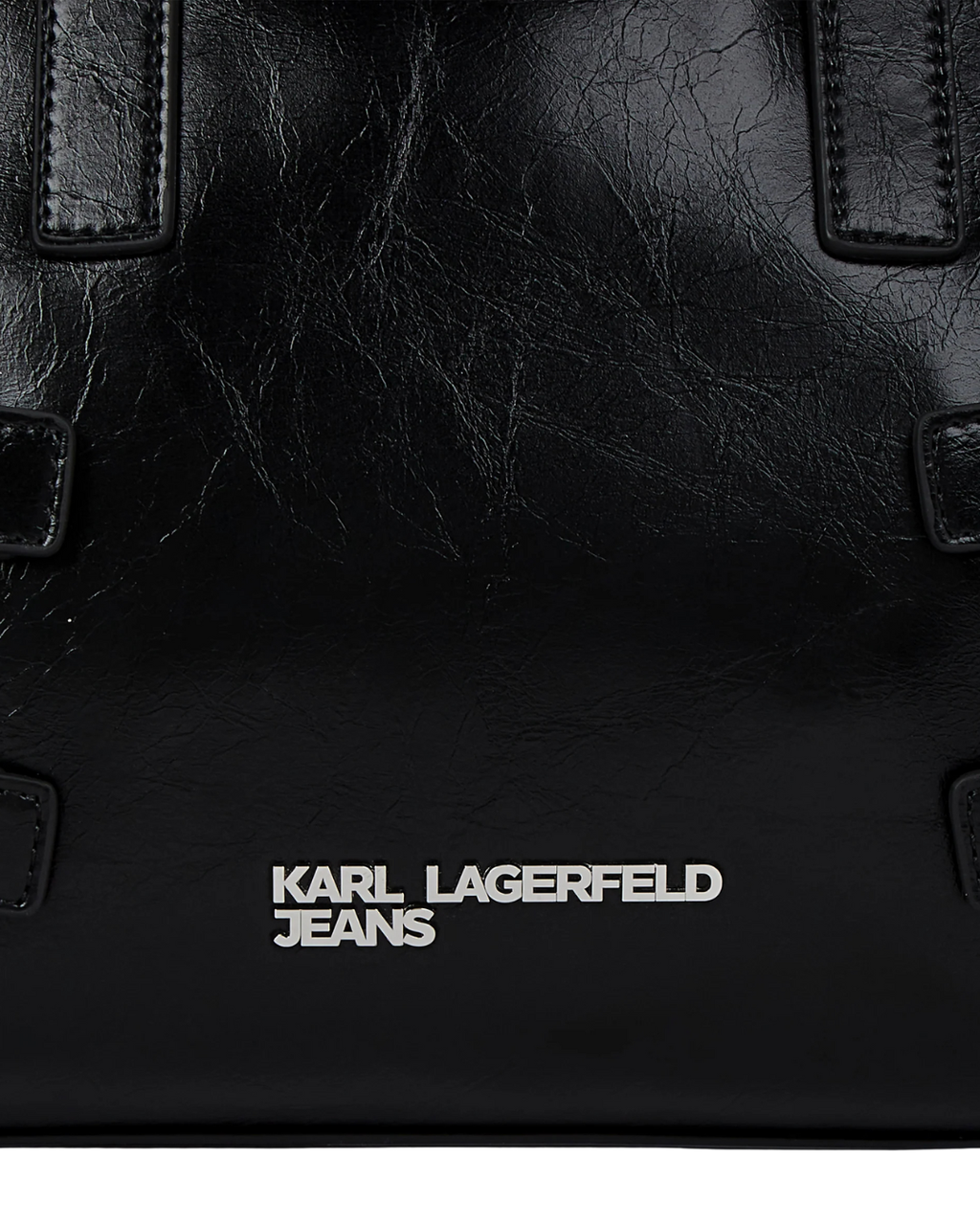 Karl Lagerfeld Jeans - KLJ Buckle Bowling Bag - Nero