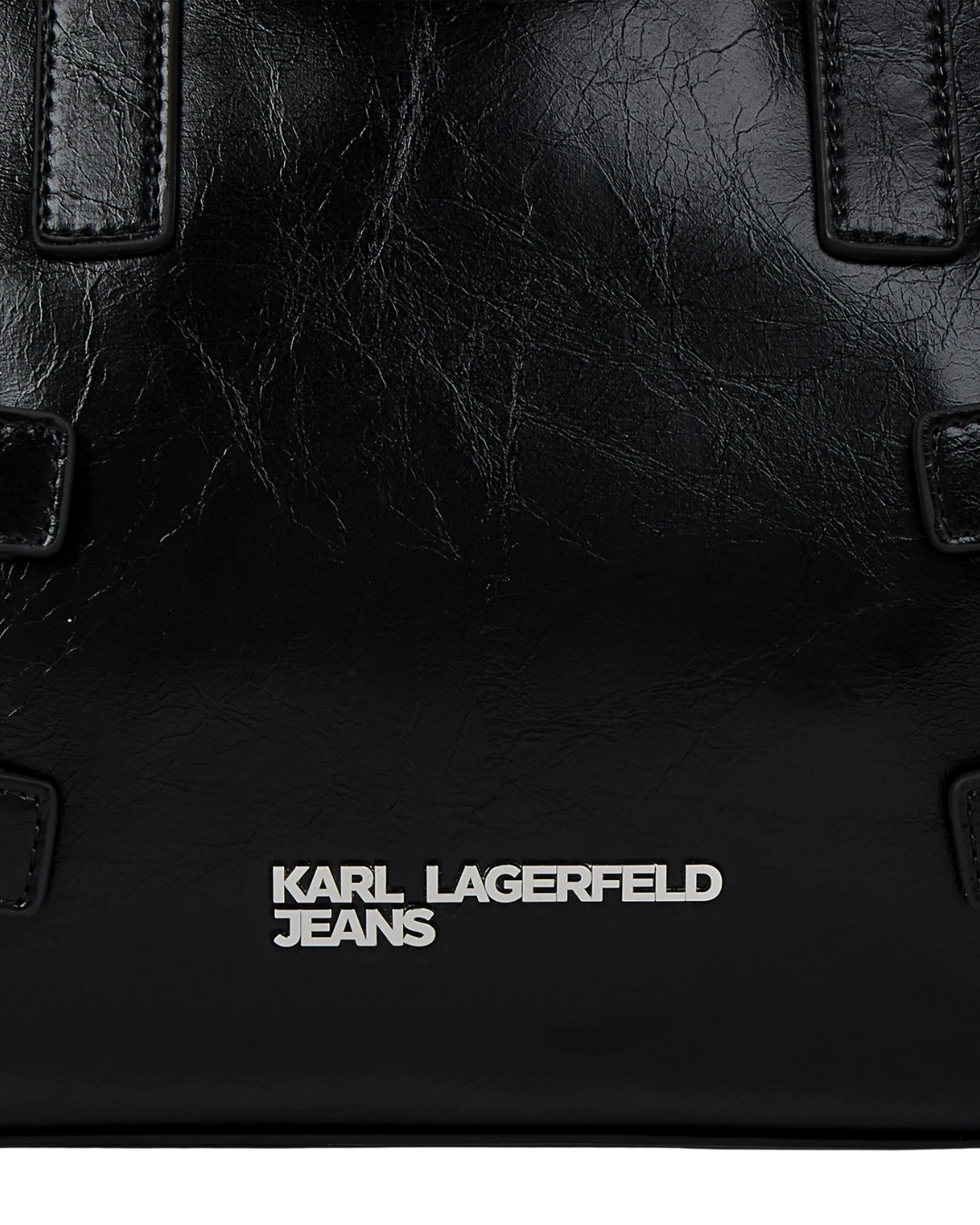 Karl Lagerfeld Jeans - KLJ Buckle Bowling Bag - Nero