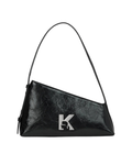 Karl Lagerfeld Jeans - KLJ Geo Leather Shoulder Bag Shiny - Nero