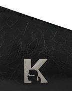 Karl Lagerfeld Jeans - KLJ Geo Leather Shoulder Bag Shiny - Nero