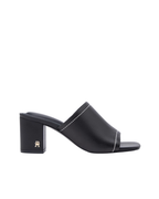 Tommy Hilfiger - TH Block Heel Mule Lth - Nero