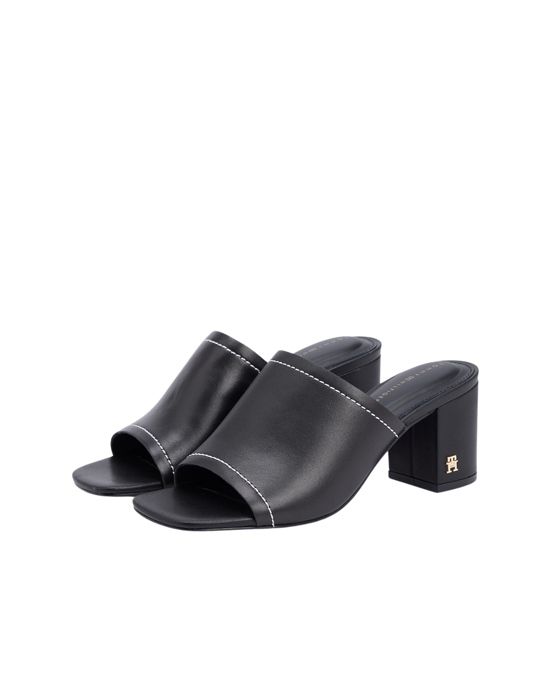 Tommy Hilfiger - TH Block Heel Mule Lth - Nero