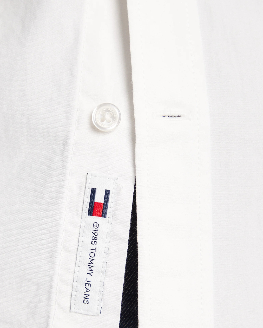 Tommy Jeans - Tjm Reg Poplin Shirt - Ecru