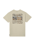 Propaganda - T-Shirt M/M Label Rust - Oyster