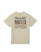 Propaganda - T-Shirt M/M Label Rust - Oyster