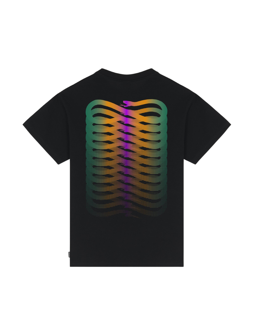 Propaganda - T-Shirt M/M Ribs Gradient - Nero