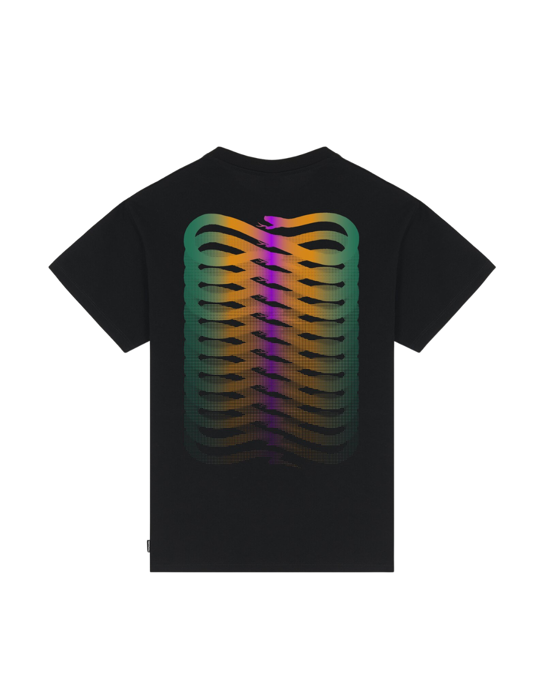Propaganda - T-Shirt M/M Ribs Gradient - Nero