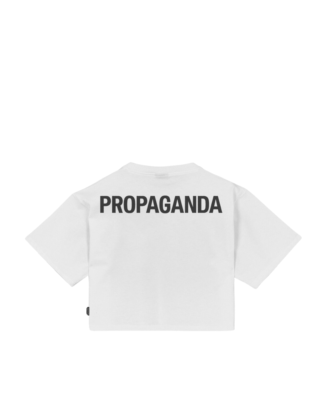 Propaganda - Crop T-Shirt M/M Logo Woman - Bianco