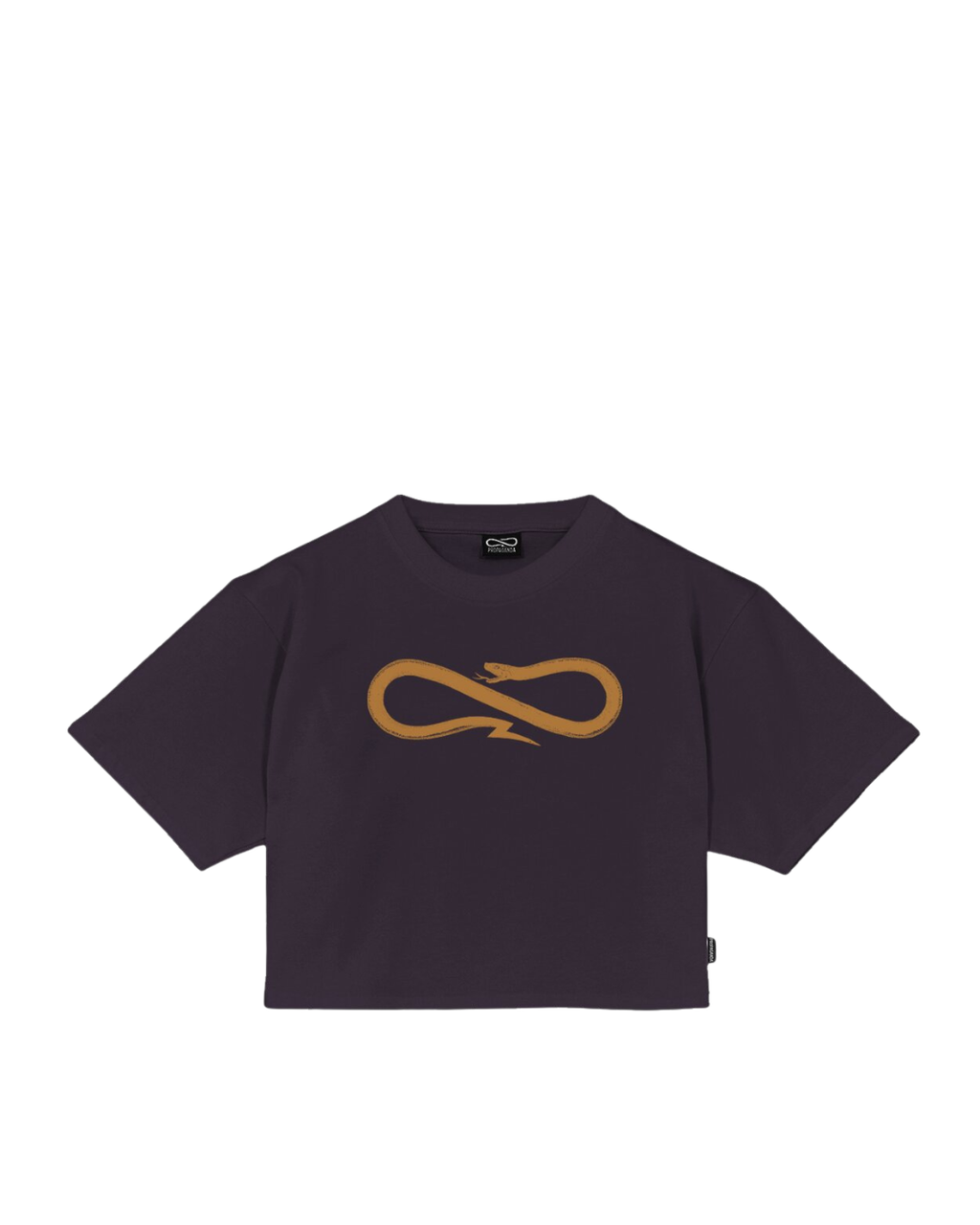 Propaganda - Crop T-Shirt M/M Logo Woman - Grape