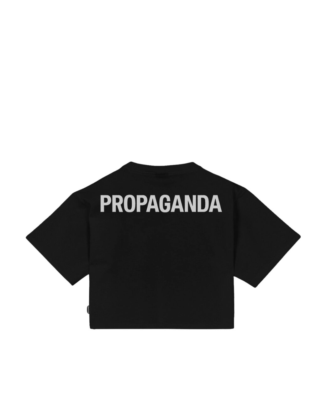 Propaganda - Crop T-Shirt M/M Logo Woman - Nero