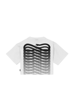 Propaganda - Crop T-Shirt M/M Ribs Woman - Bianco