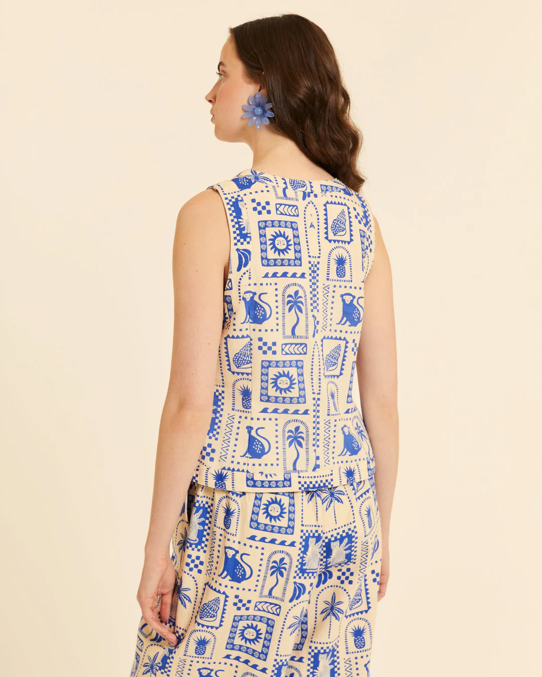 Pepa Loves - Chaleco Morocco - Crema