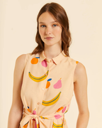 Pepa Loves - Vestido Abotonado Happy Fruits - Print