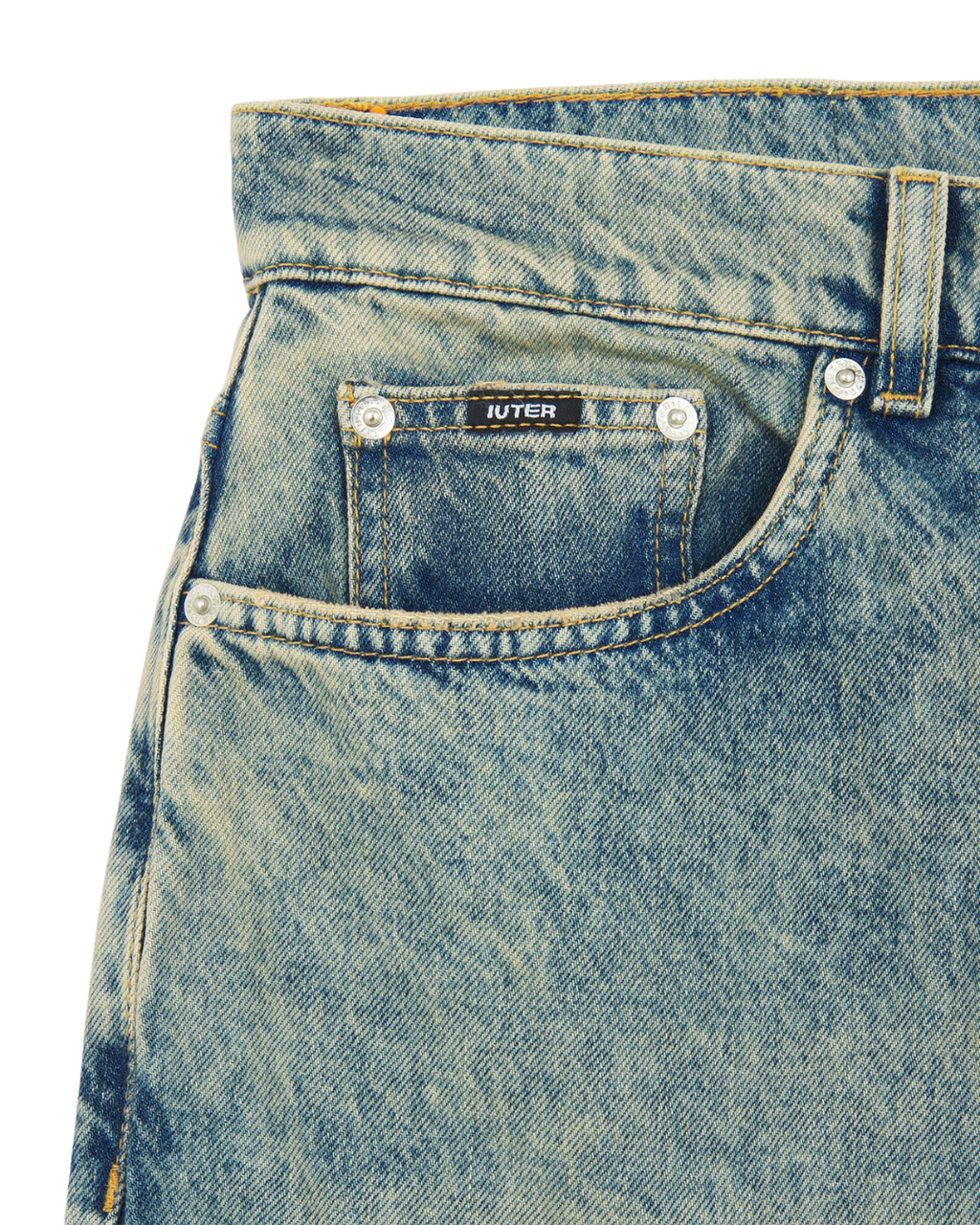 Iuter - Baggy Denim Pants - Blu Acid