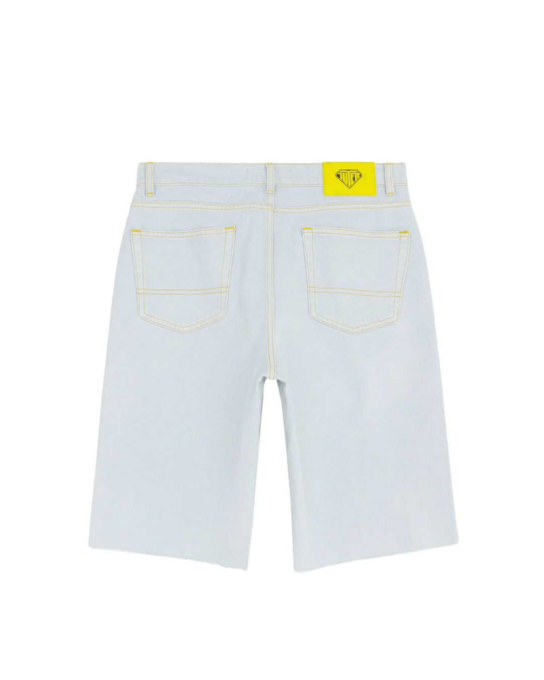 Iuter - Fringed Baggy Denim Shorts - Stonewashed