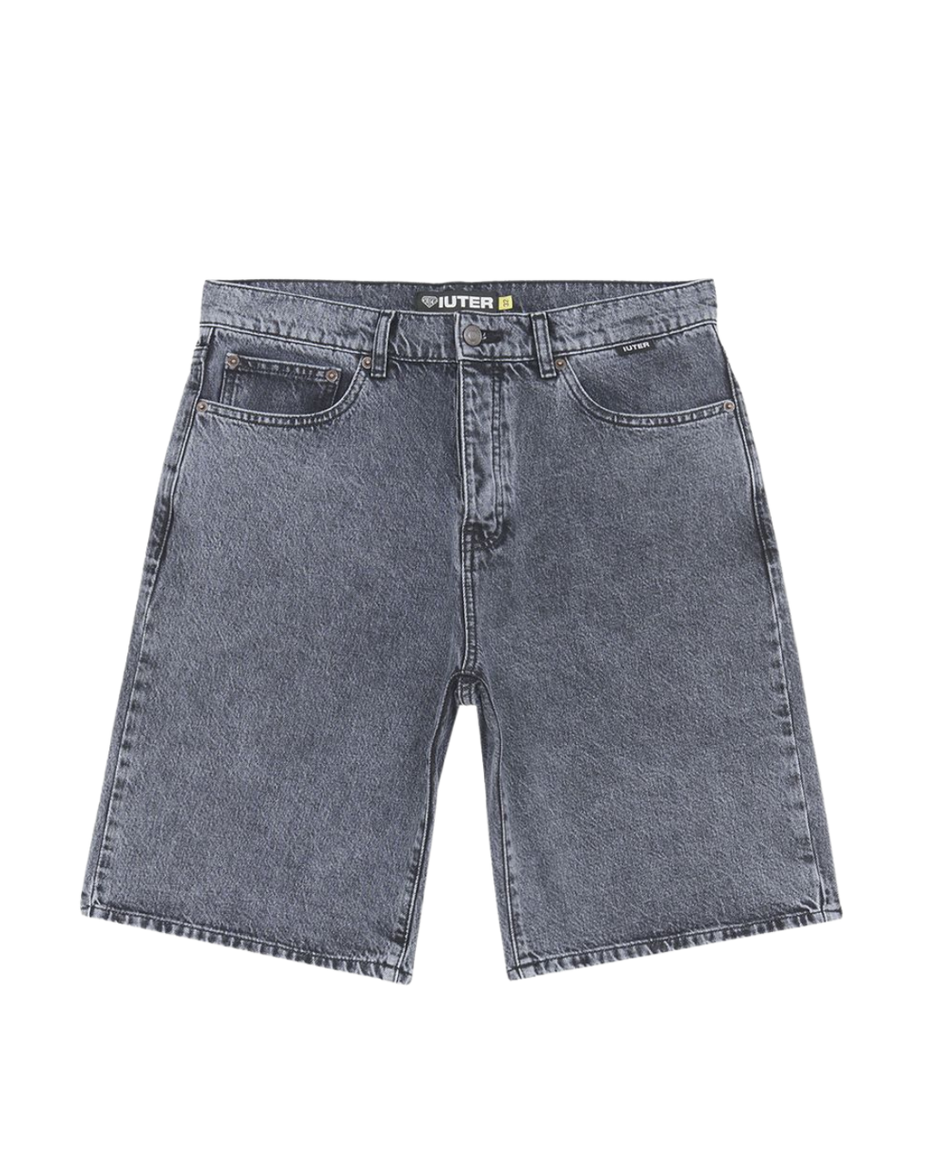 Iuter - Loose Denim Shorts - Nero