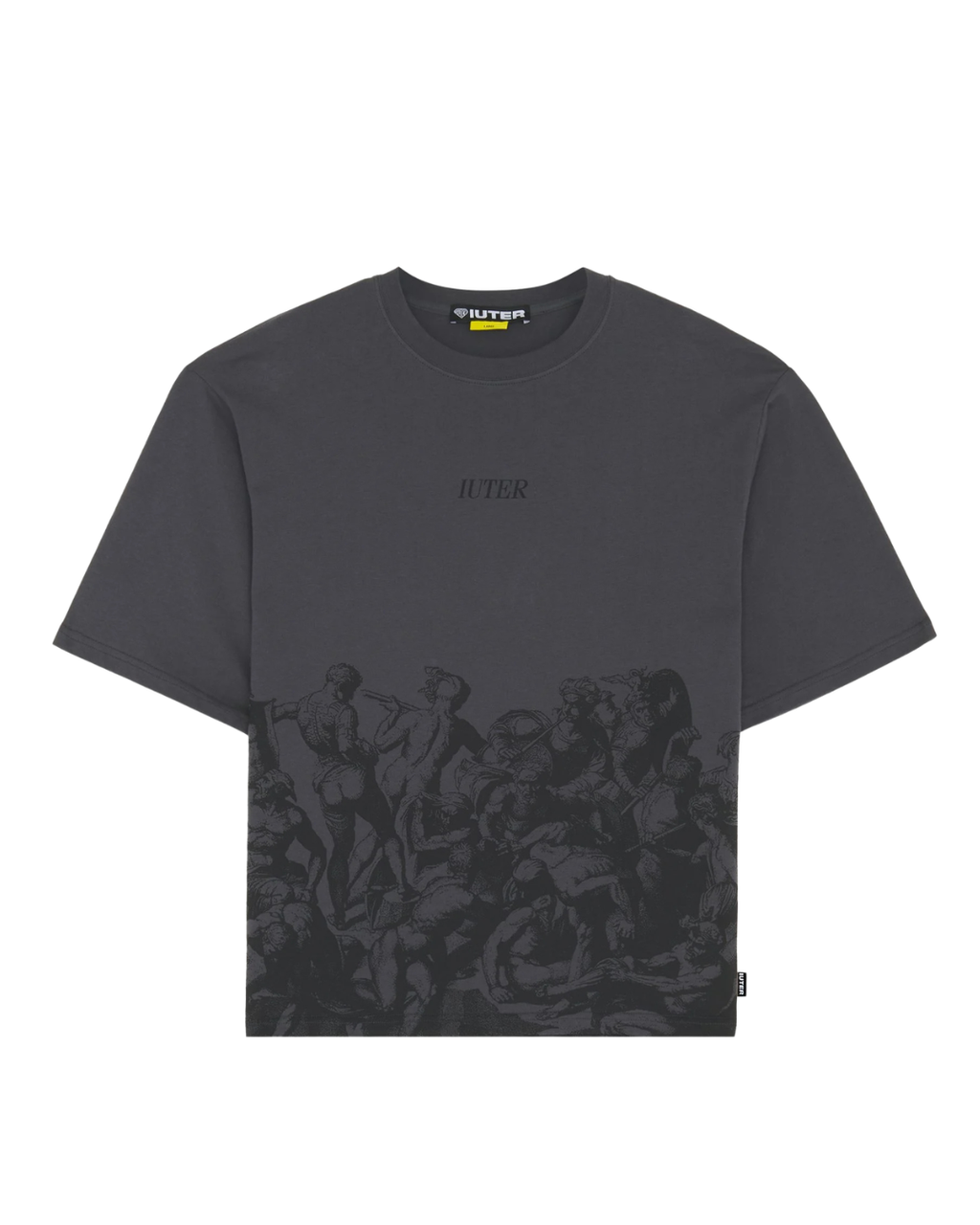 Iuter - Battle Reverse Stitch Tee - Asphalt