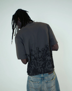 Iuter - Battle Reverse Stitch Tee - Asphalt