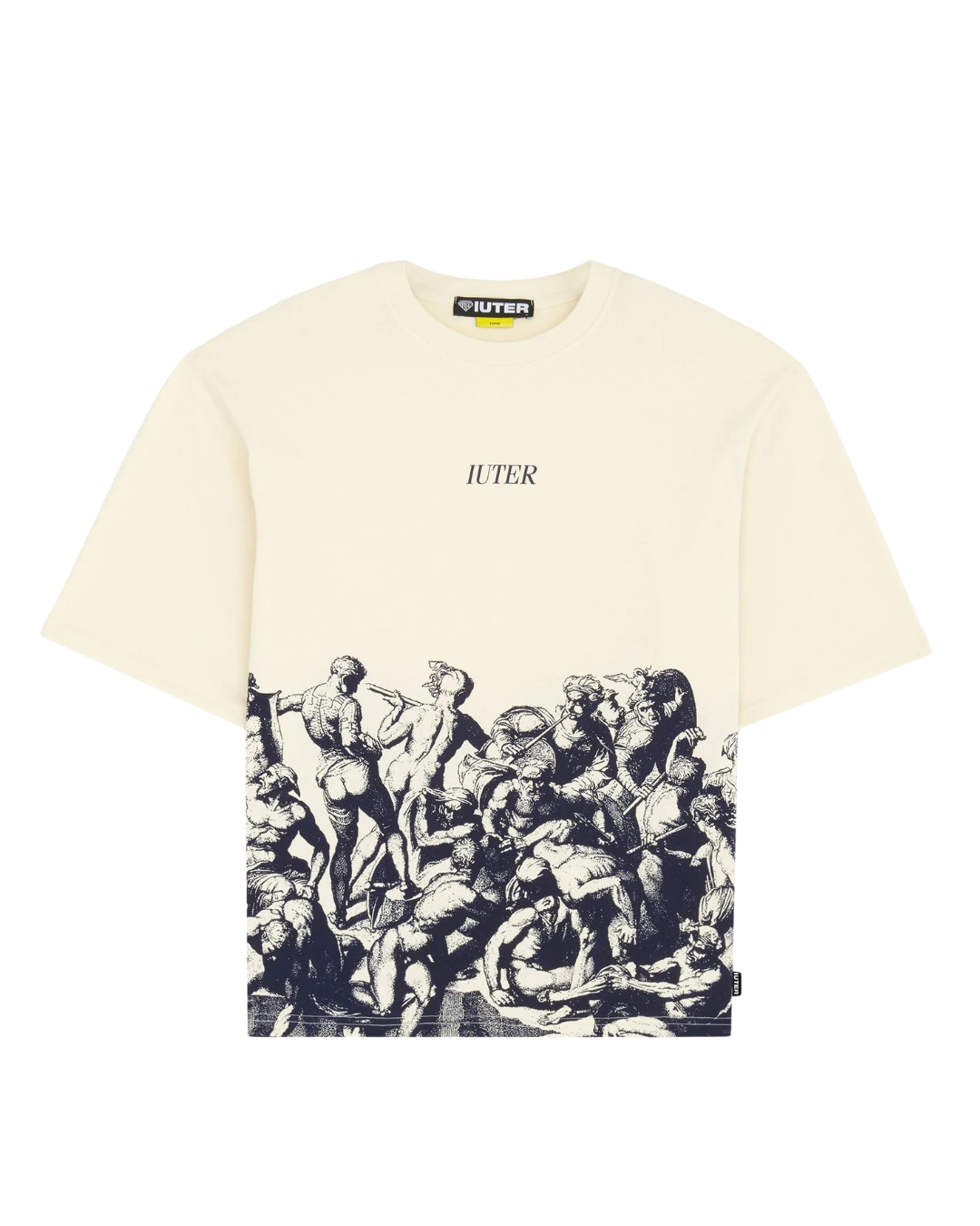 Iuter - Battle Reverse Stitch Tee - Ivory