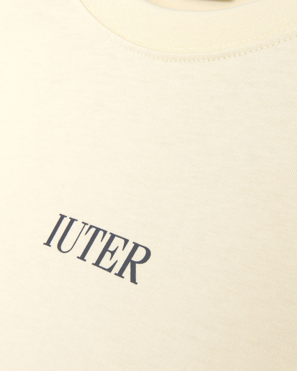 Iuter - Battle Reverse Stitch Tee - Ivory