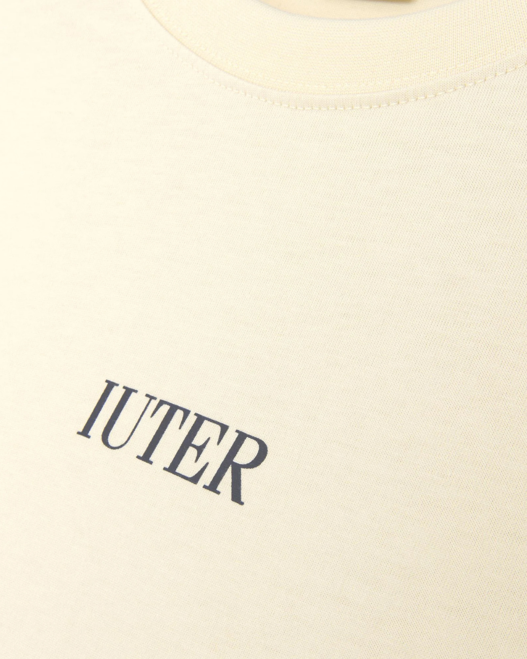 Iuter - Battle Reverse Stitch Tee - Ivory