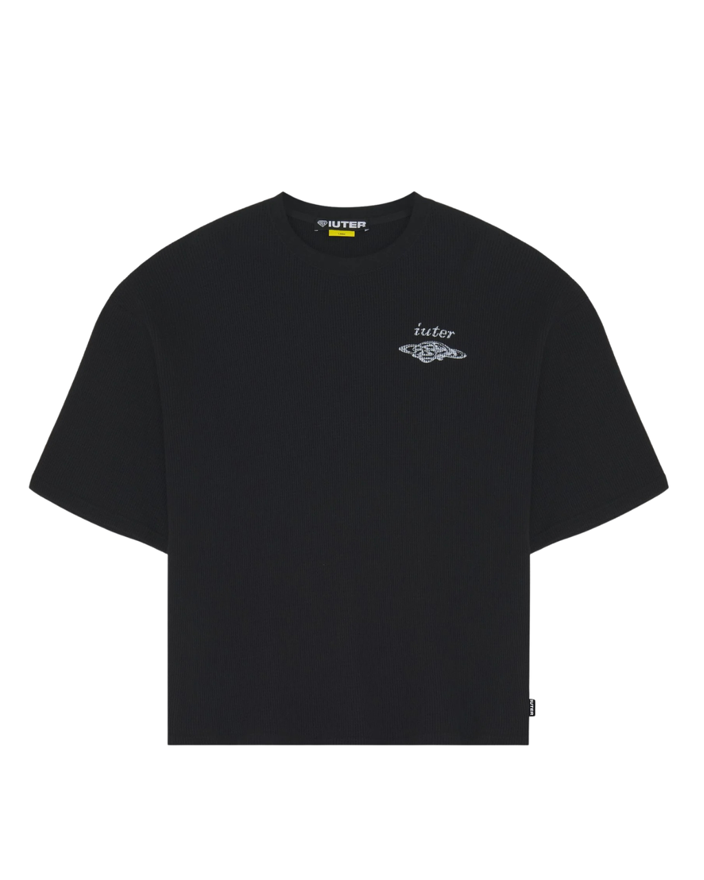 Iuter - Bijoux Waffle Tee - Nero