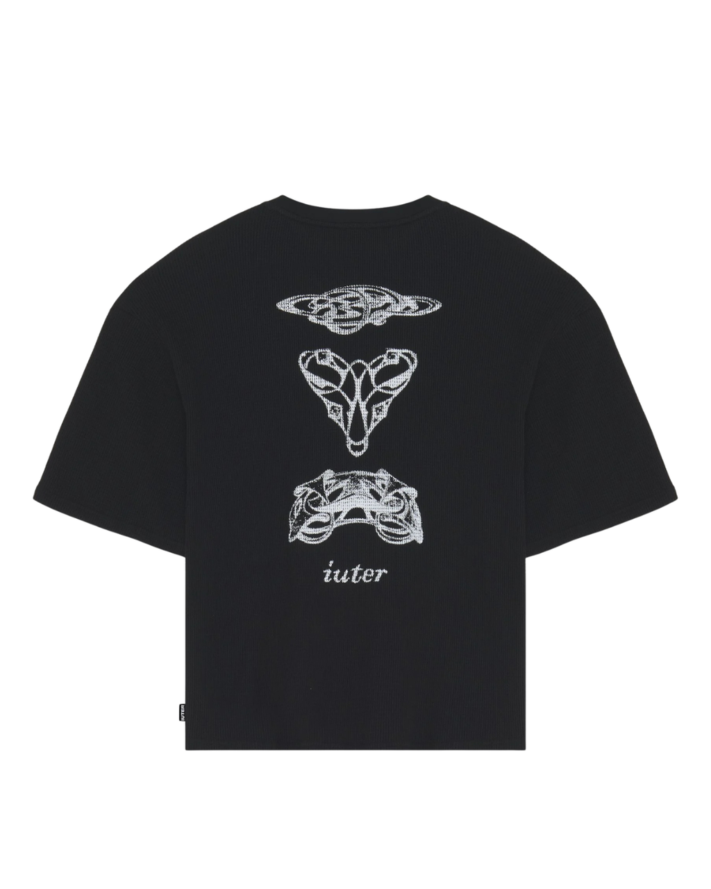 Iuter - Bijoux Waffle Tee - Nero