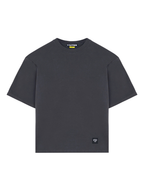 Iuter - Ribbed Boxy Tee - Asphalt
