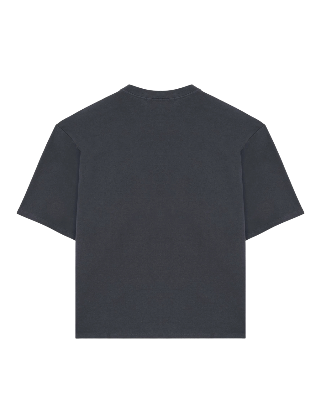 Iuter - Ribbed Boxy Tee - Asphalt