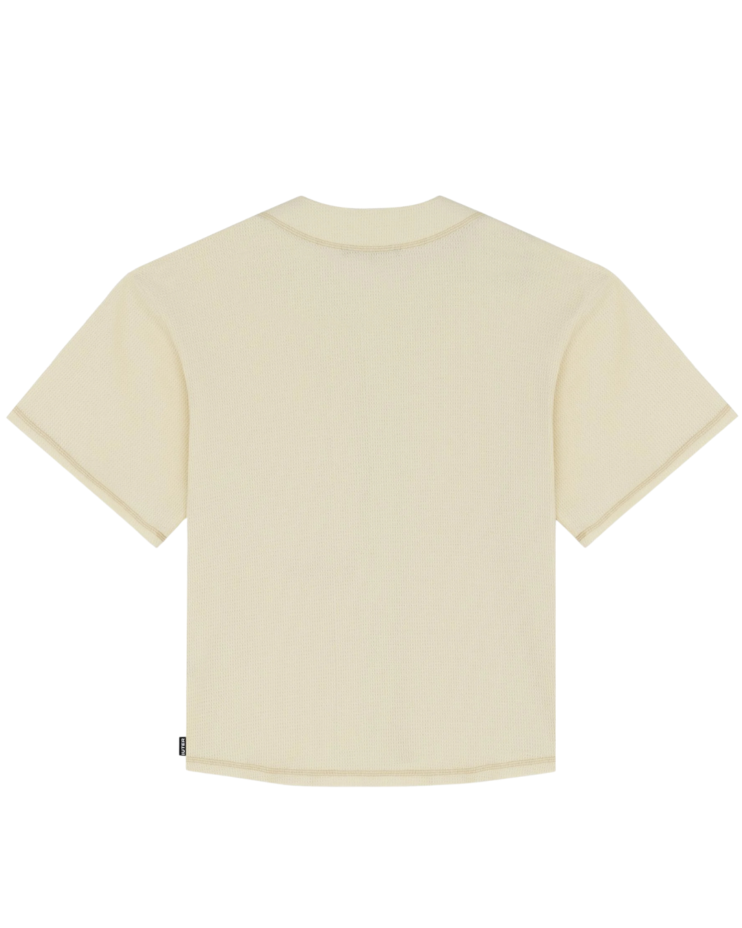 Iuter - Gothic Waffle Baseball Shirt - Ivory