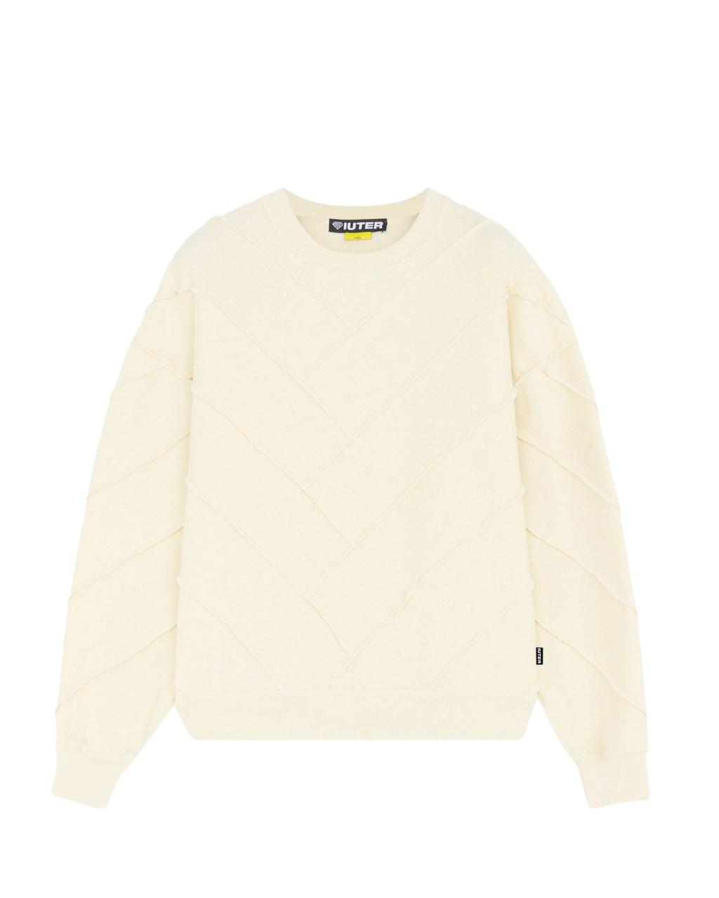 Iuter - Parquet Reverse Crewneck - Ivory
