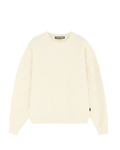 Iuter - Parquet Reverse Crewneck - Ivory