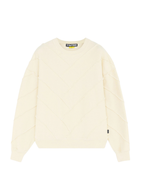 Iuter - Parquet Reverse Crewneck - Ivory
