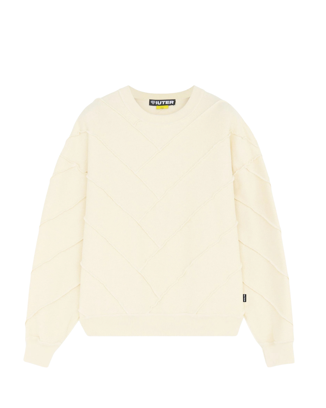 Iuter - Parquet Reverse Crewneck - Ivory
