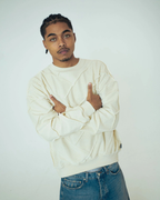Iuter - Parquet Reverse Crewneck - Ivory