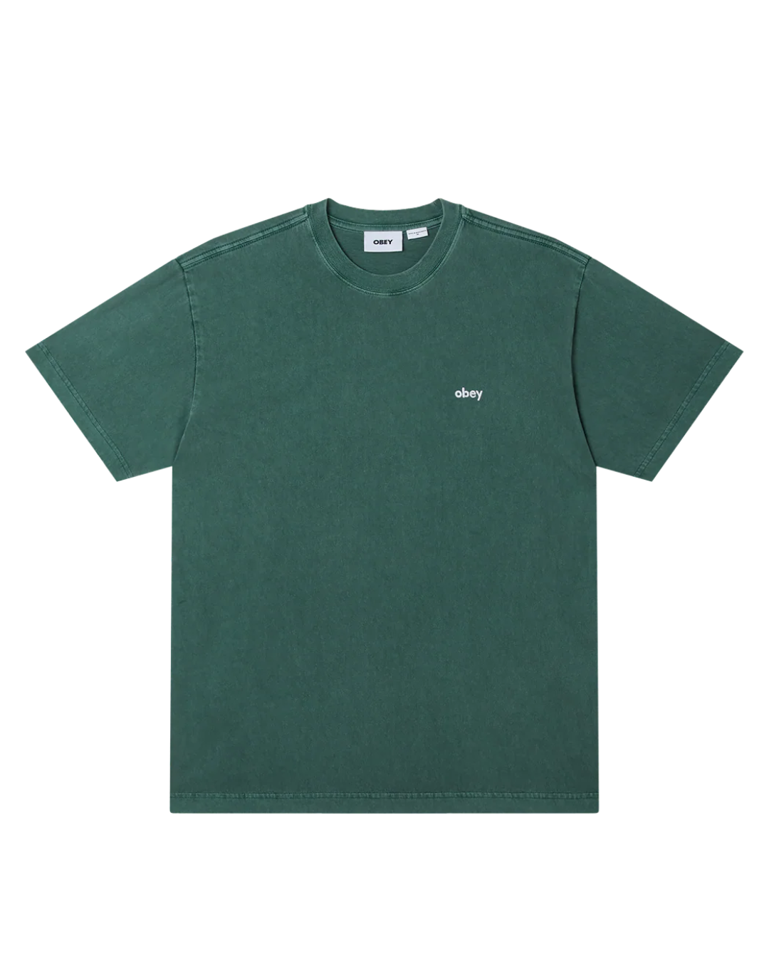Obey - Lowercase Pigment Tee SS - Verde