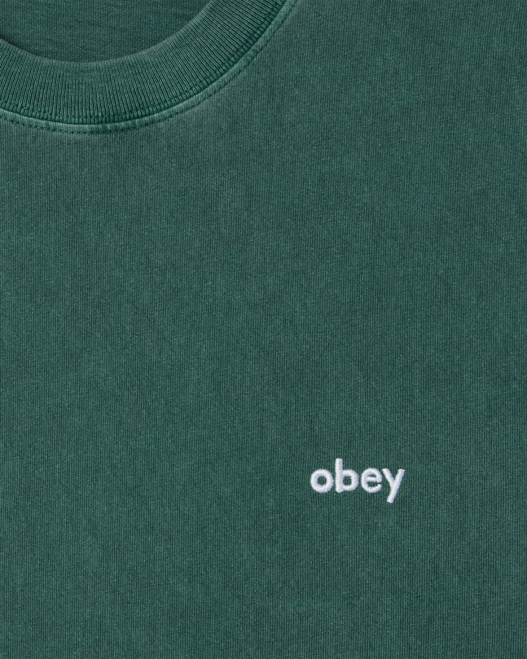 Obey - Lowercase Pigment Tee SS - Verde