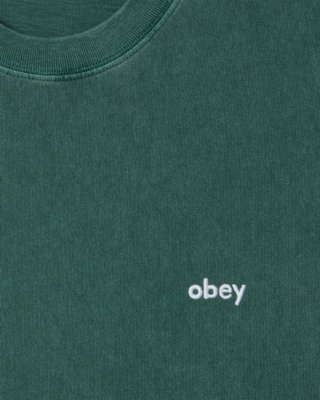 Obey - Lowercase Pigment Tee SS - Verde