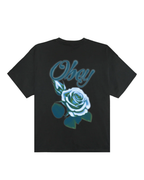 Obey - Obey Airbrushed Rose Tee - Nero