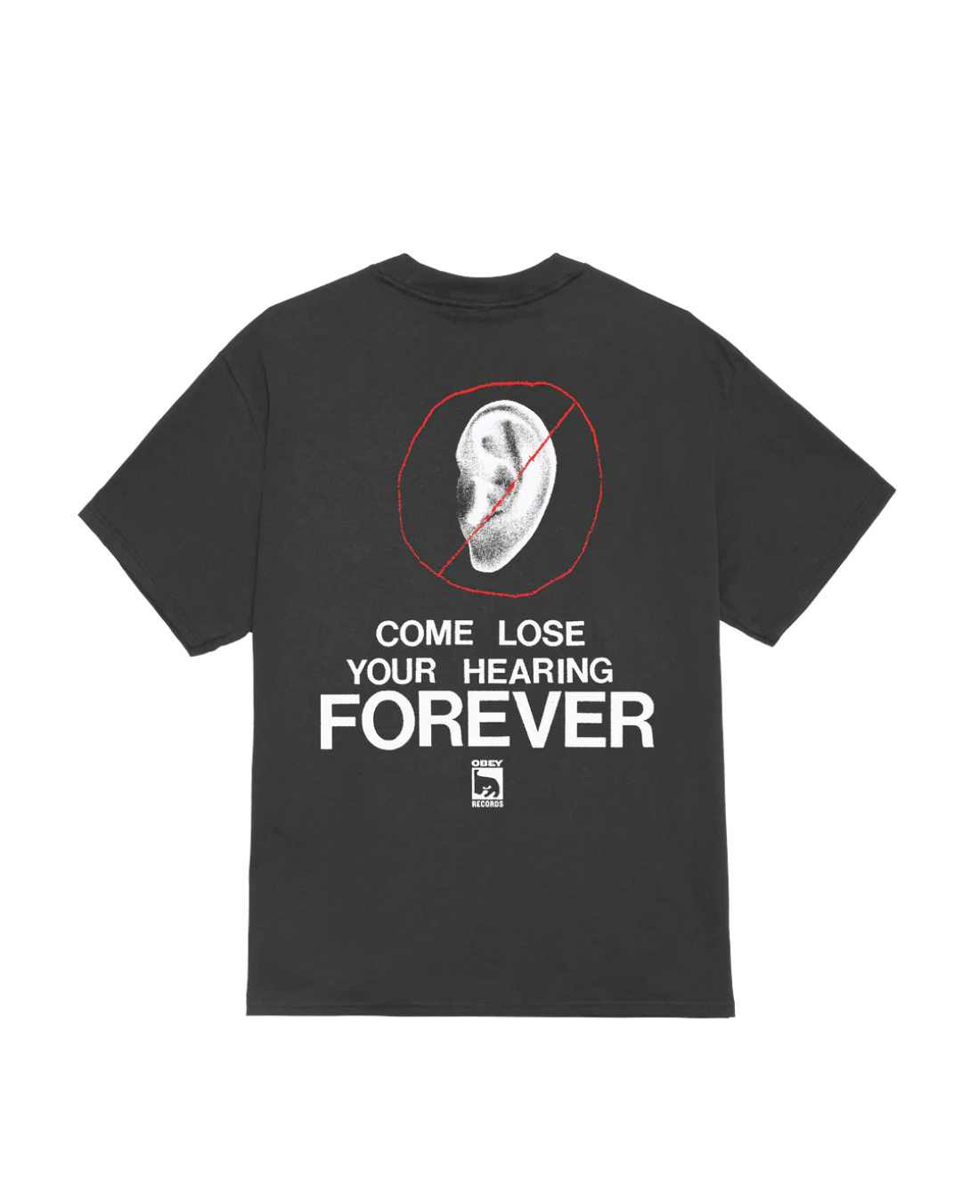 Obey - Obey Come Lose Your Hearing Tee - Nero