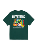 Obey - Obey Creative Services Dept. Tee - Verde