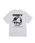 Obey - Obey Helping Hand Tee - Bianco