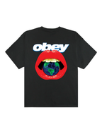 Obey - Obey Lips Tee - Nero