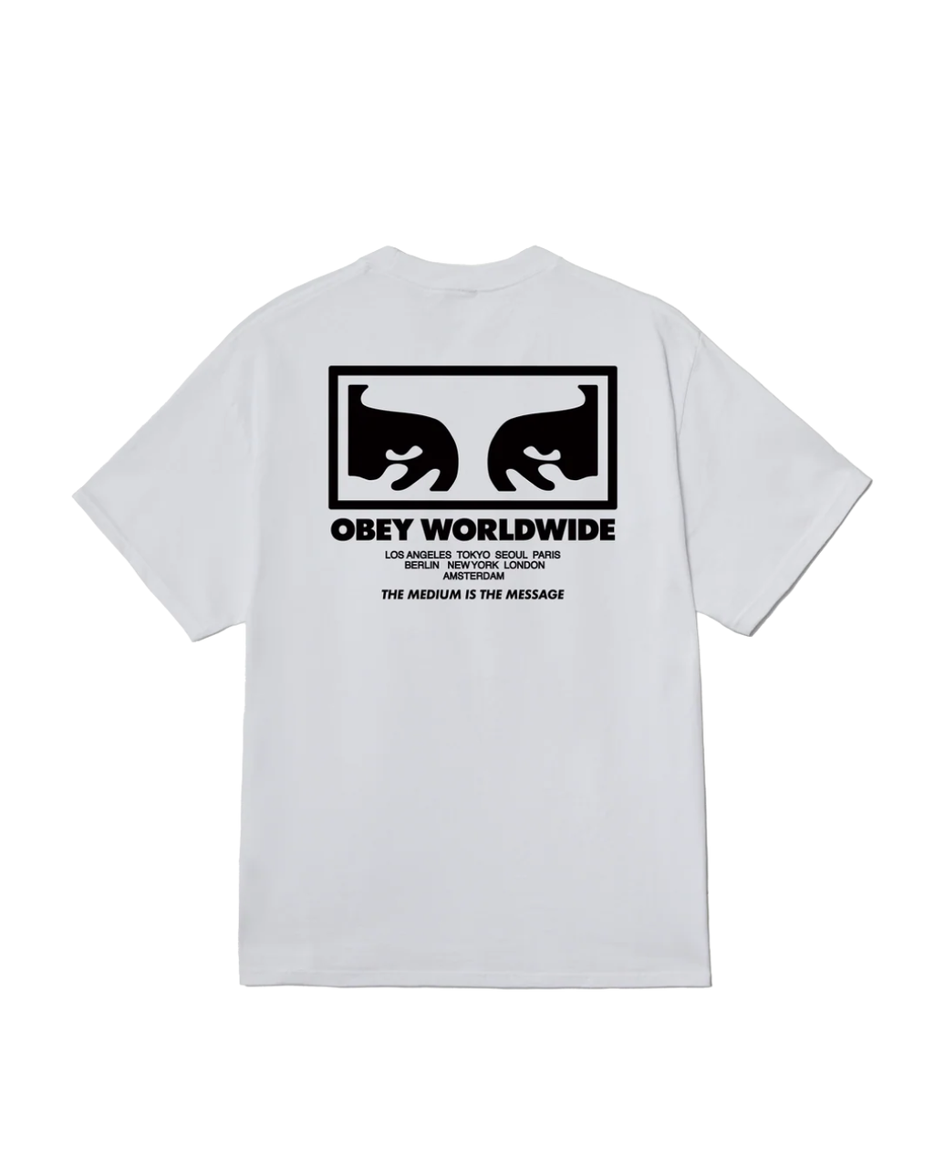 Obey - Obey The Medium Is The Message Tee - Bianco