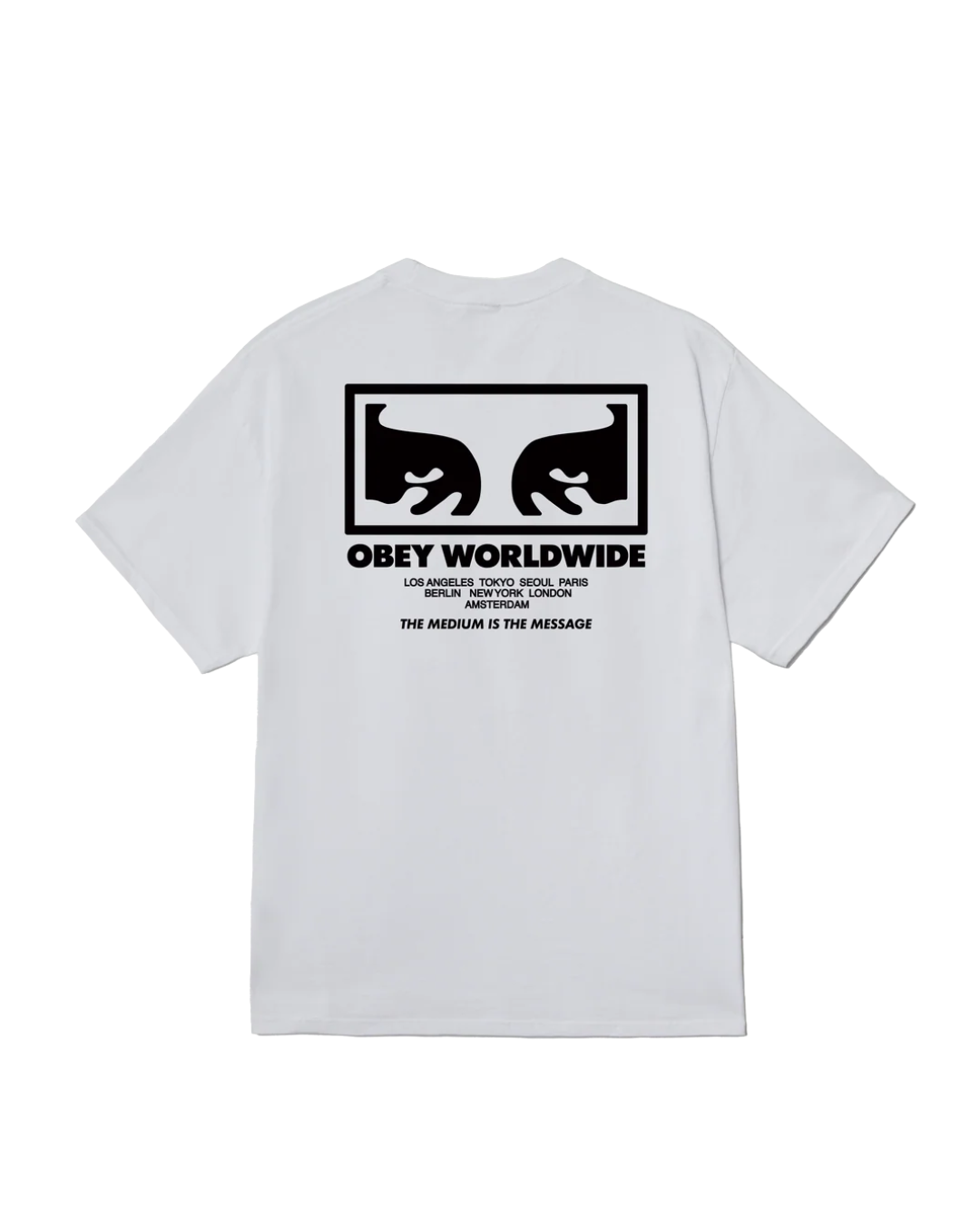 Obey - Obey The Medium Is The Message Tee - Bianco