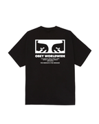 Obey - Obey The Medium Is The Message Tee - Nero