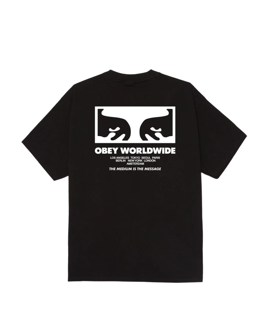 Obey - Obey The Medium Is The Message Tee - Nero